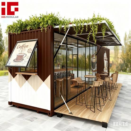 20ft container coffee shop
