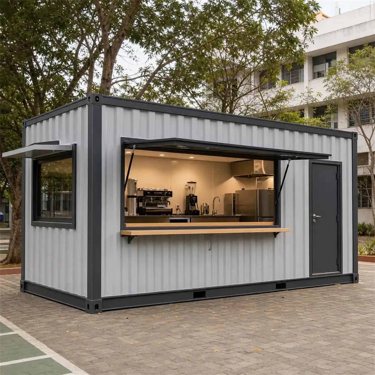 20ft container coffee shop
